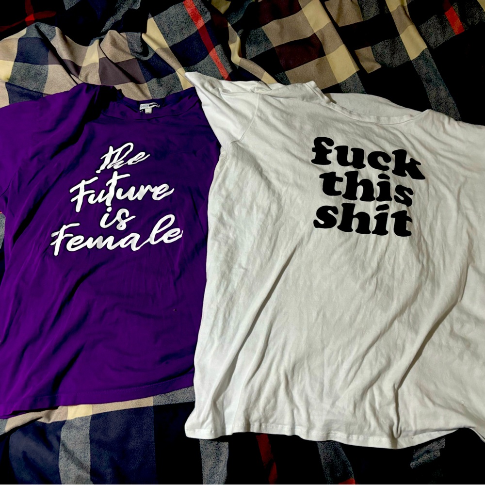 2 fashion nova Tshirts
